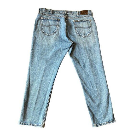 Lee Men's Regular Fit Straight Leg Jean Sz 40 x 30 Vintage Stone #342G - Picture 4 of 9